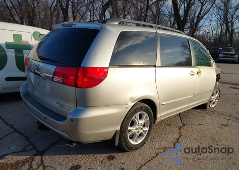 2004 Toyota Sienna Xle Limited из США, поврежденный, VIN 5TDBA22C64S003349